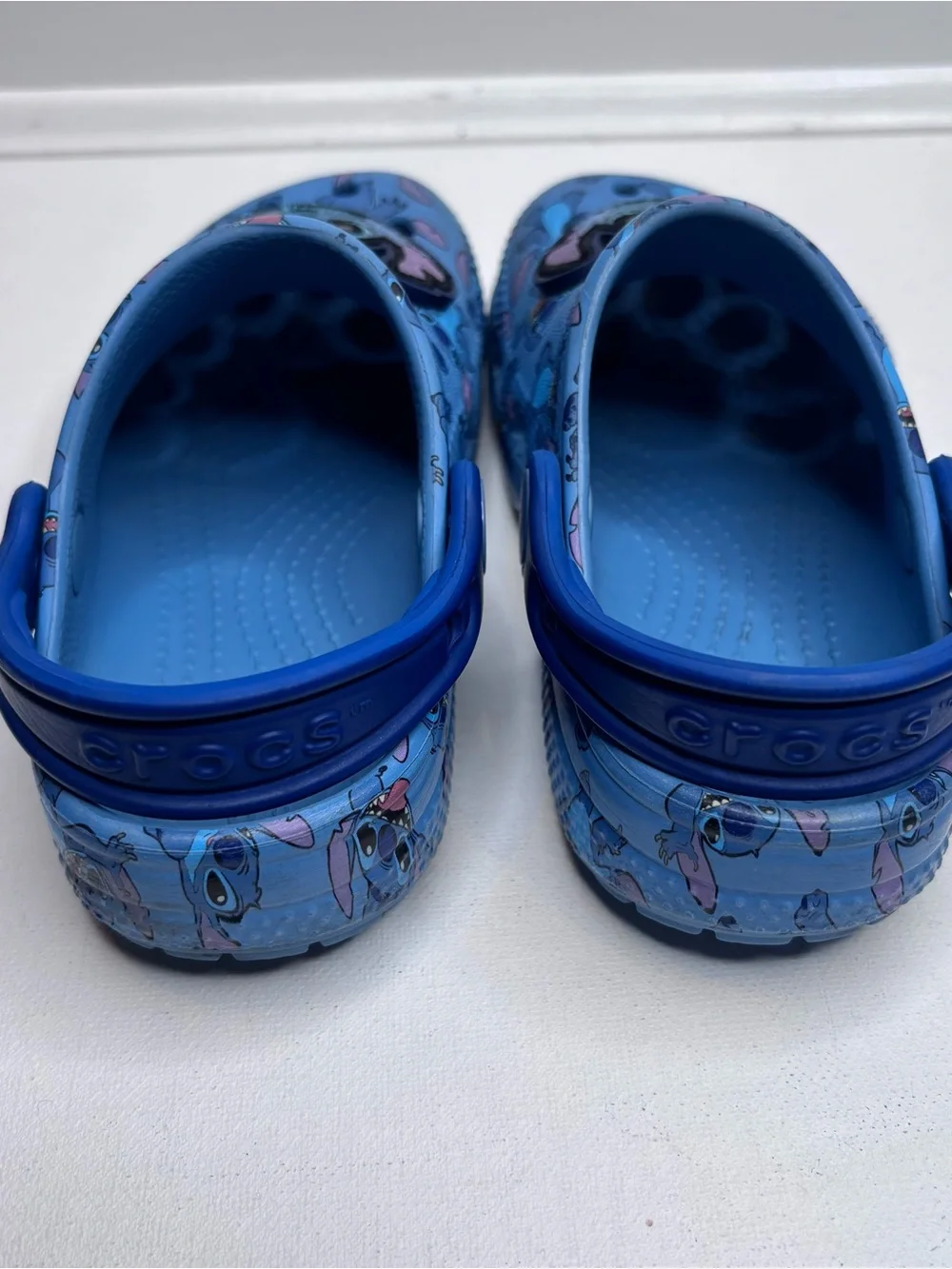 CROCS Lilo and stitch Kids Blue Character Sandals toddler C9